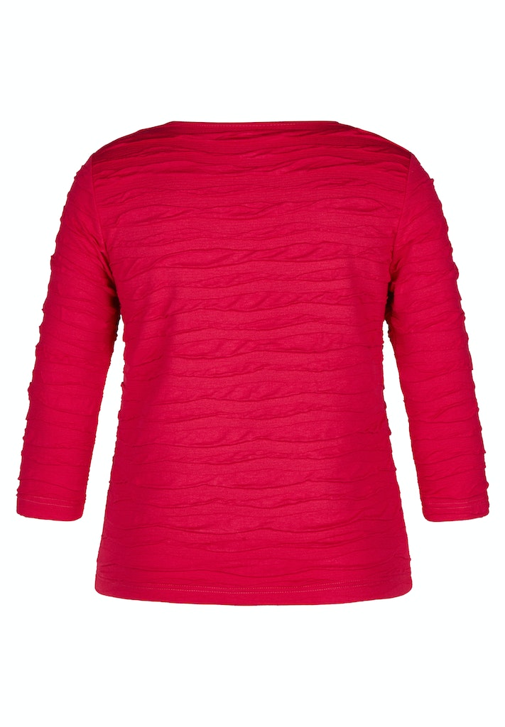 Rabe Wrinkled Effect Cerise Top