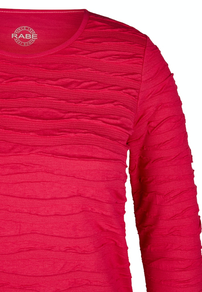 Rabe Wrinkled Effect Cerise Top