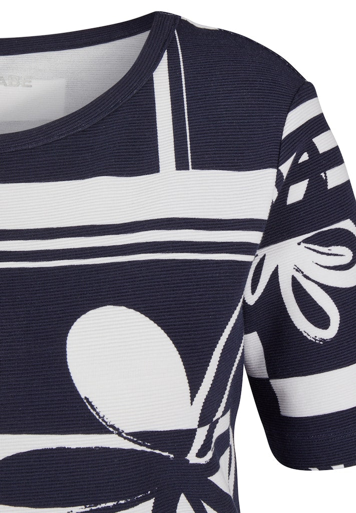 Rabe Navy Mix Print T-shirt