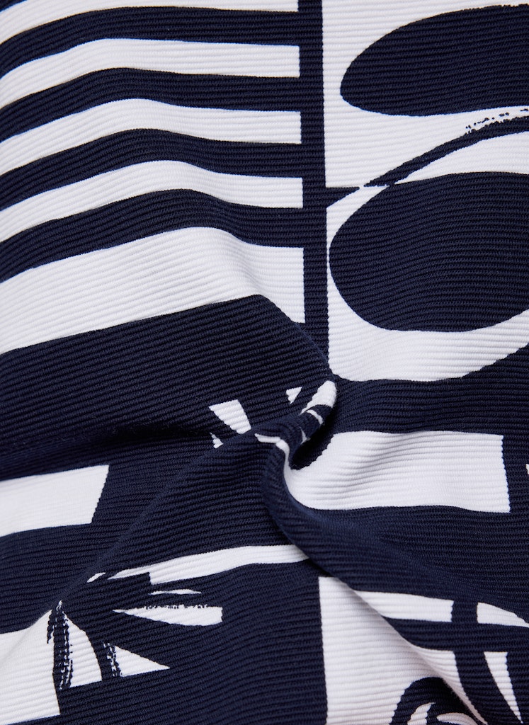 Rabe Navy Mix Print T-shirt