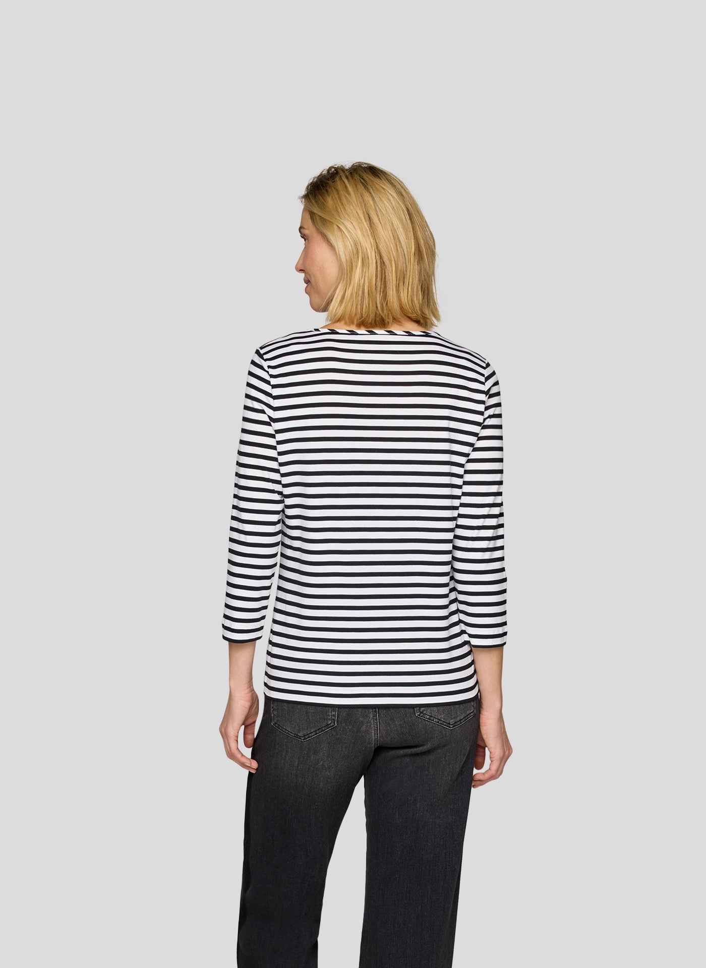Rabe Black Striped Top