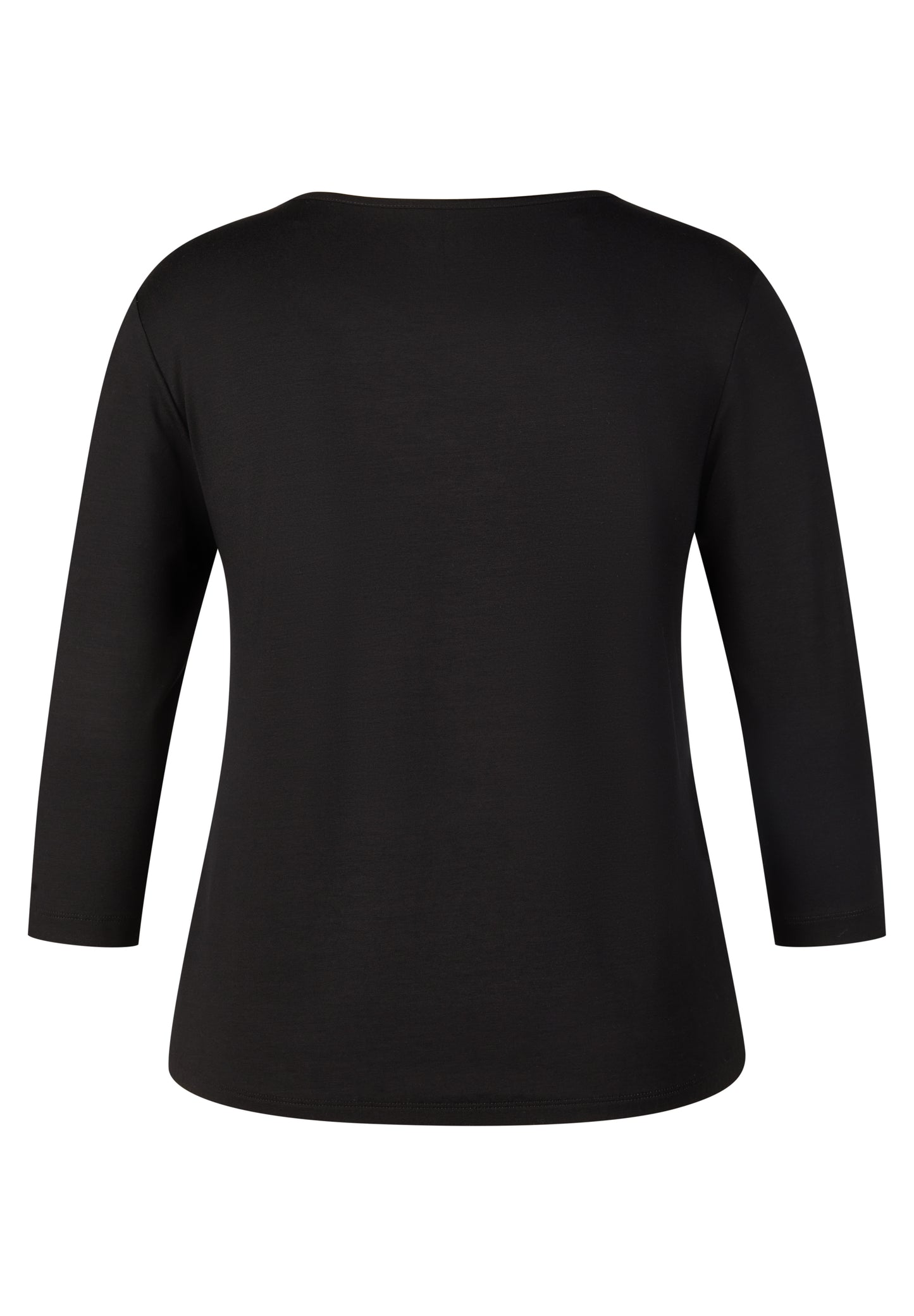 Rabe Black and Red Satin Front Top