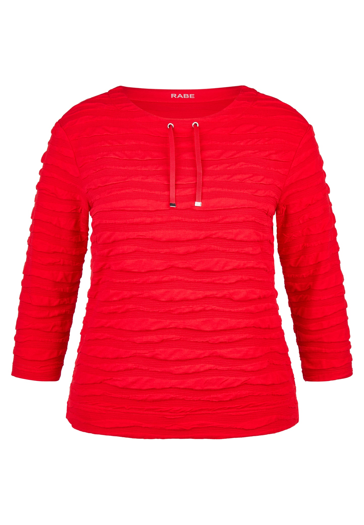 Rabe Poppy Red Wrinkle Top
