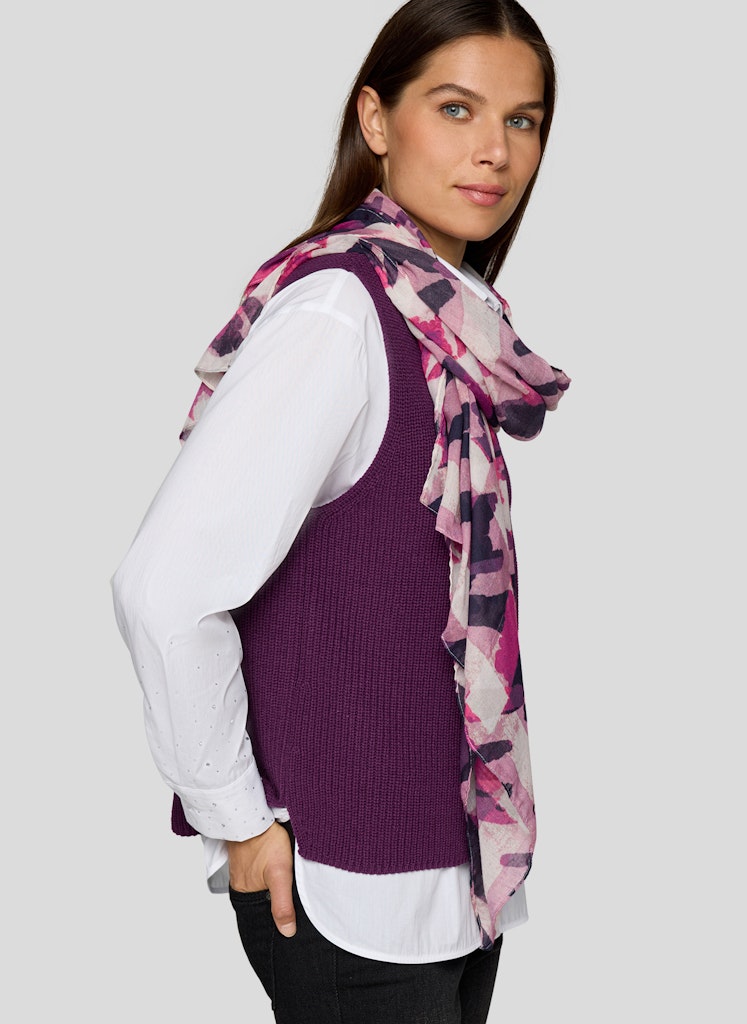 Rabe Plum Print Scarf