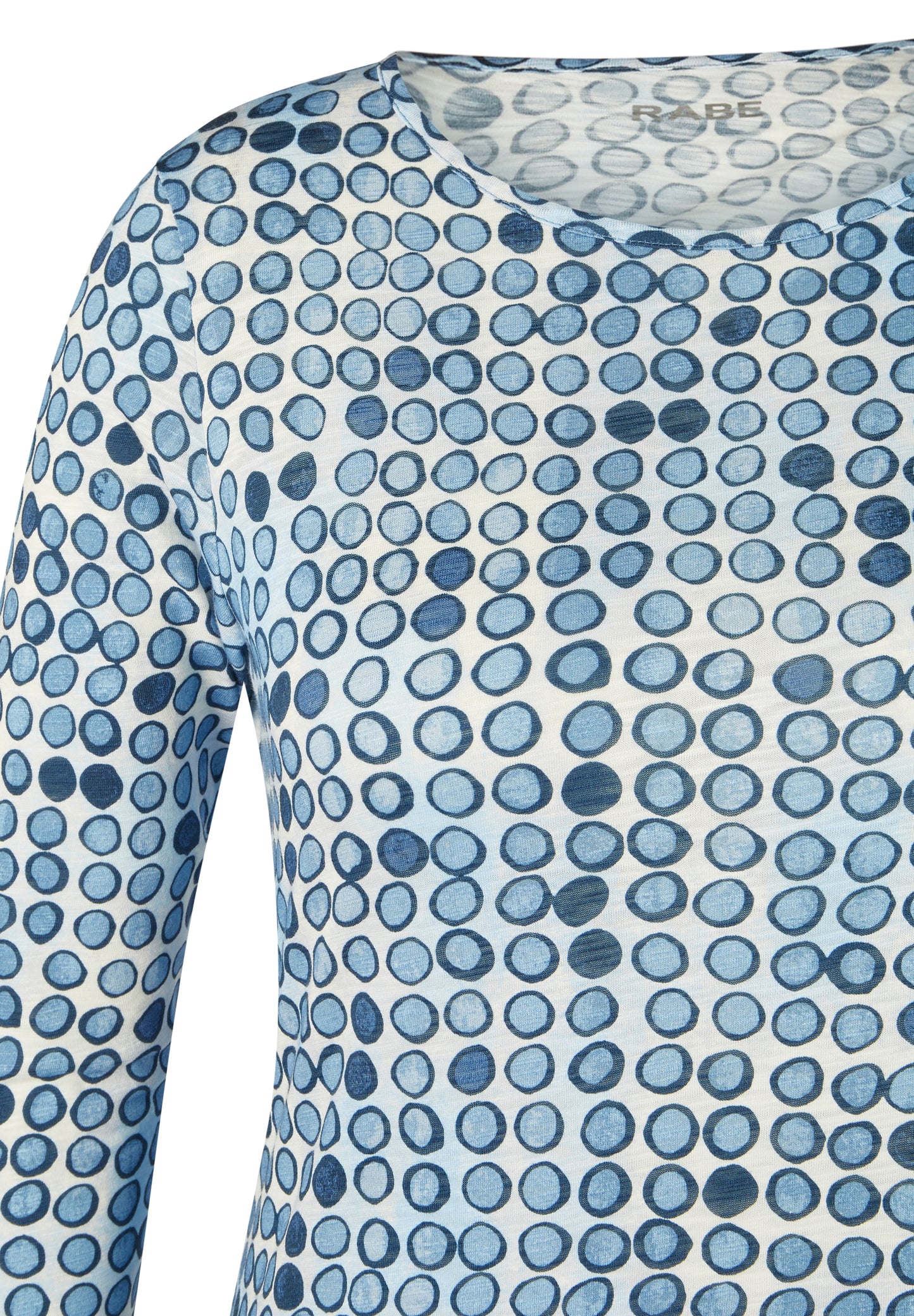 Rabe Blue Circle Print Top