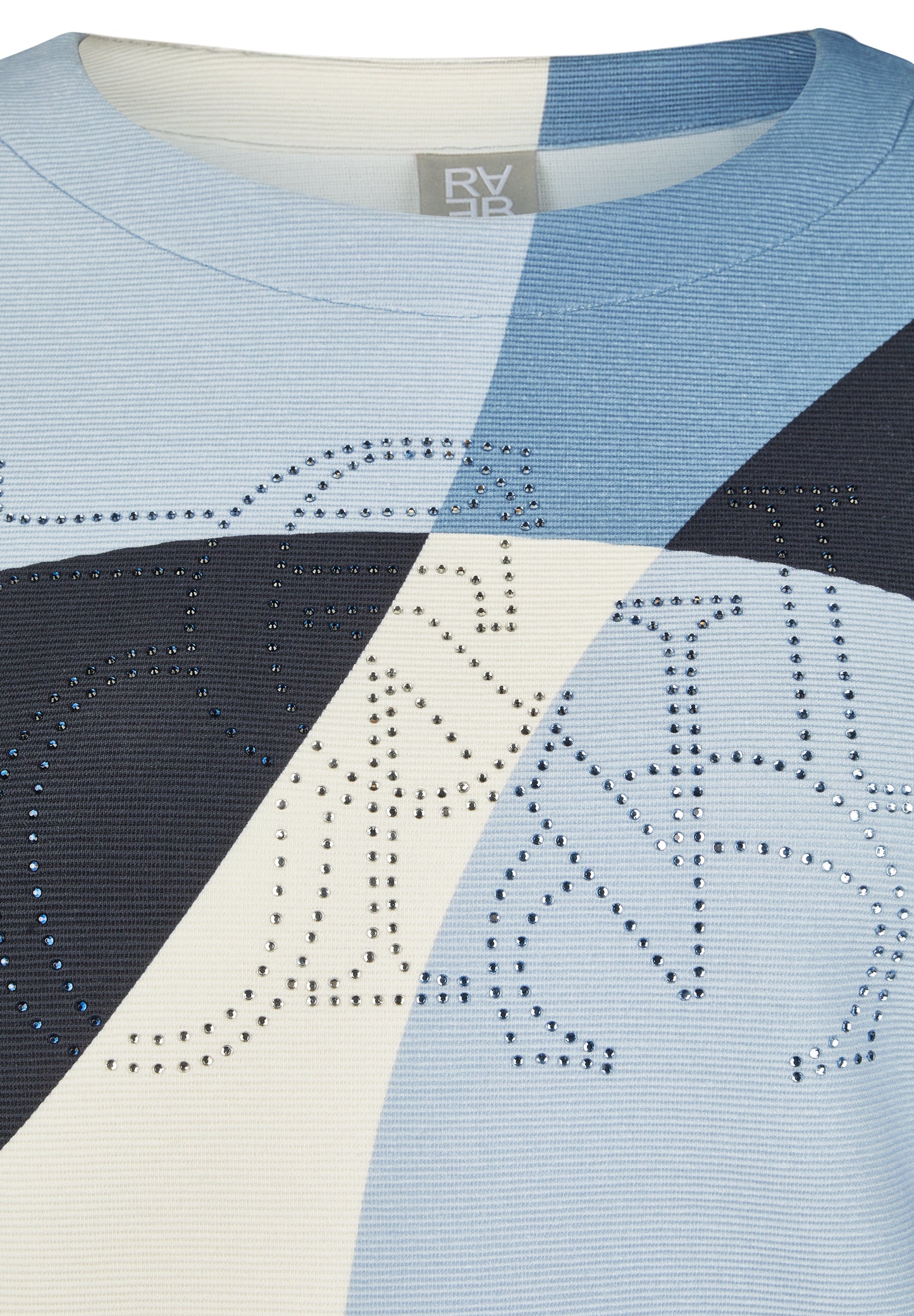 Rabe Blue ColorBlock Top