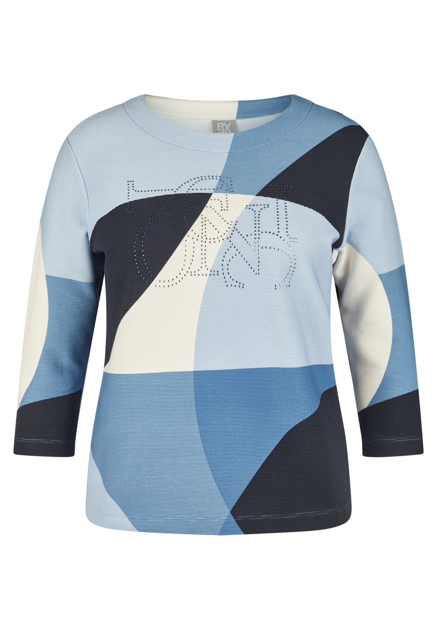Rabe Blue ColorBlock Top