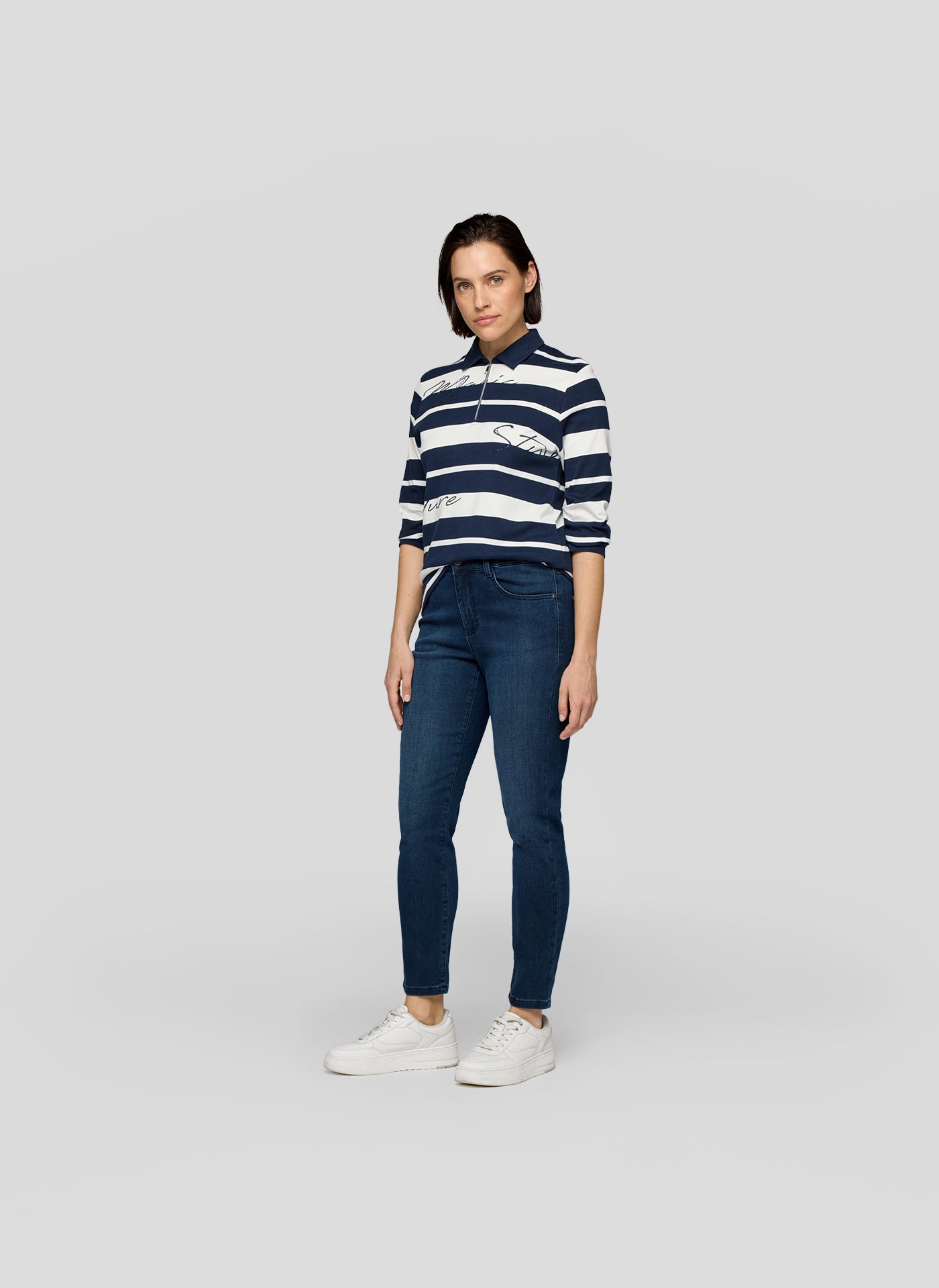 Rabe Nordic Blue Polo Top