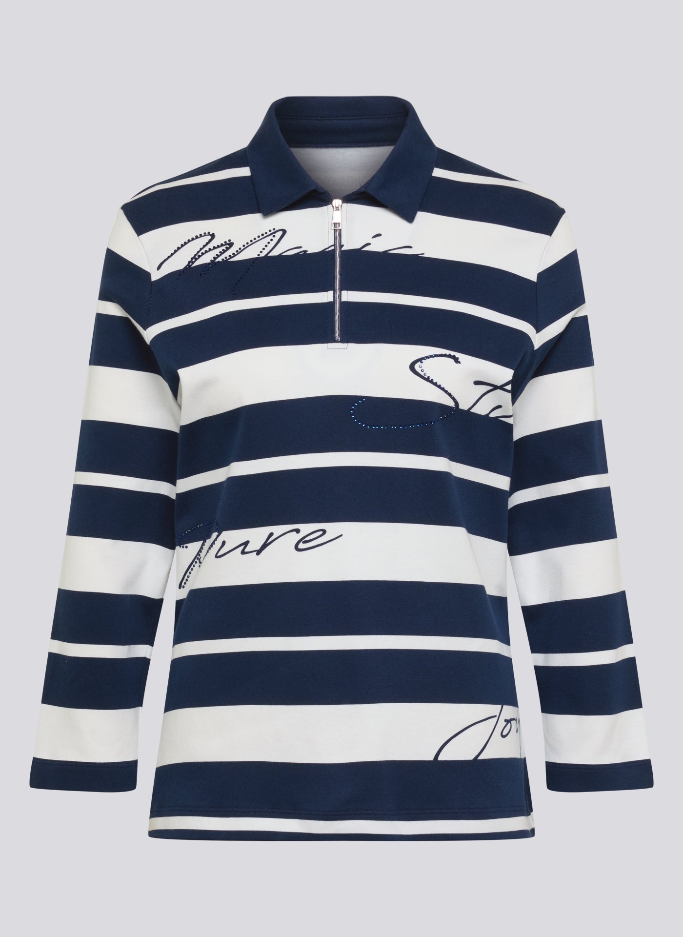Rabe Nordic Blue Polo Top
