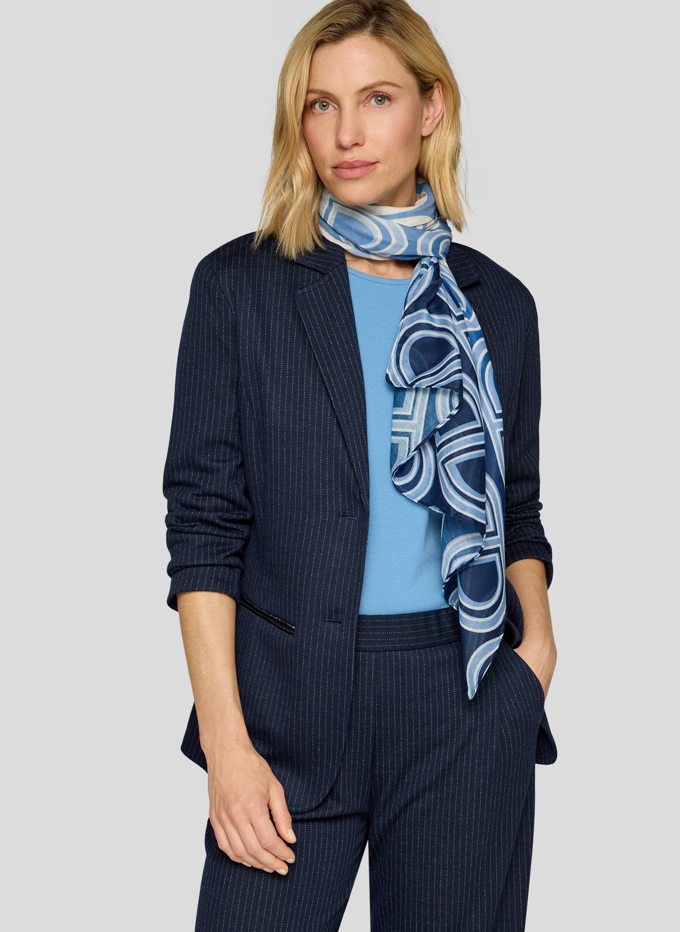 Rabe Blue Scarf