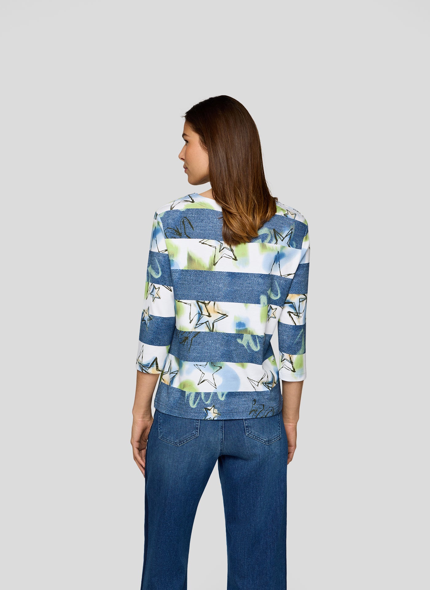 Rabe Dark Blue Stars & Stripes Top