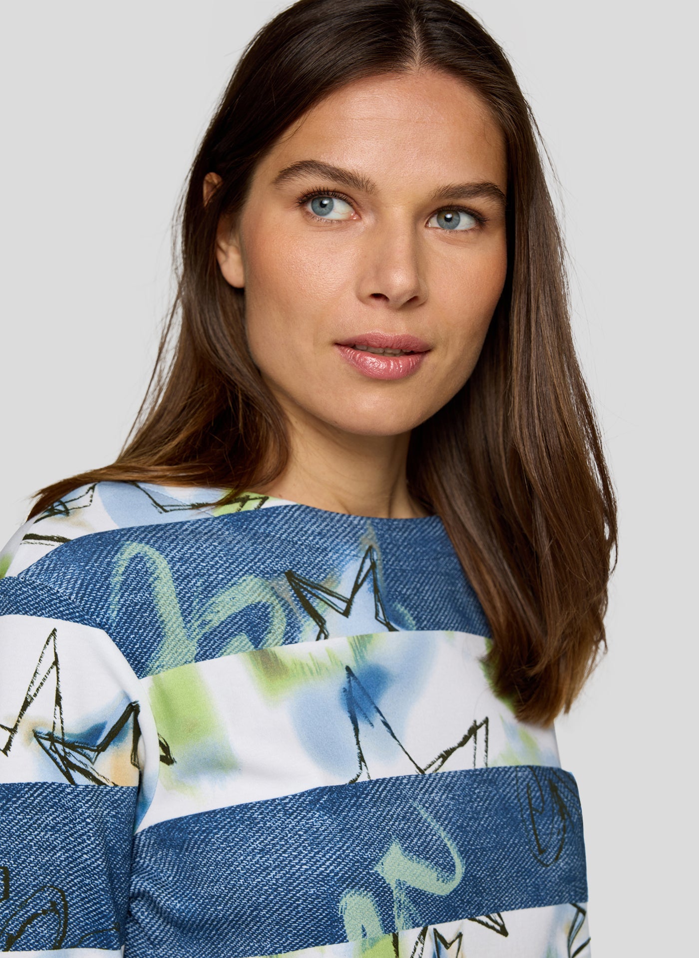Rabe Dark Blue Stars & Stripes Top