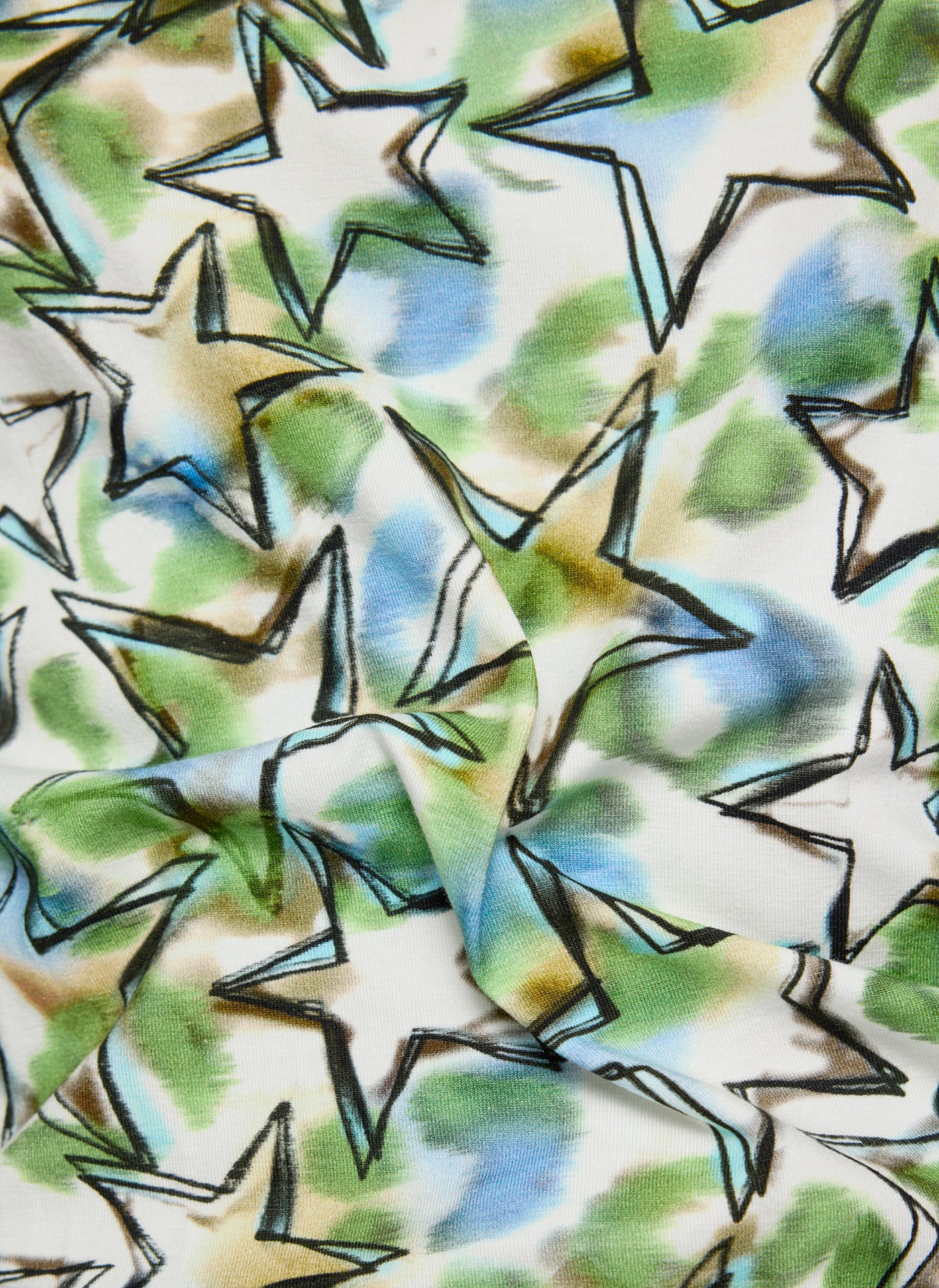 Rabe Green Star Print Top