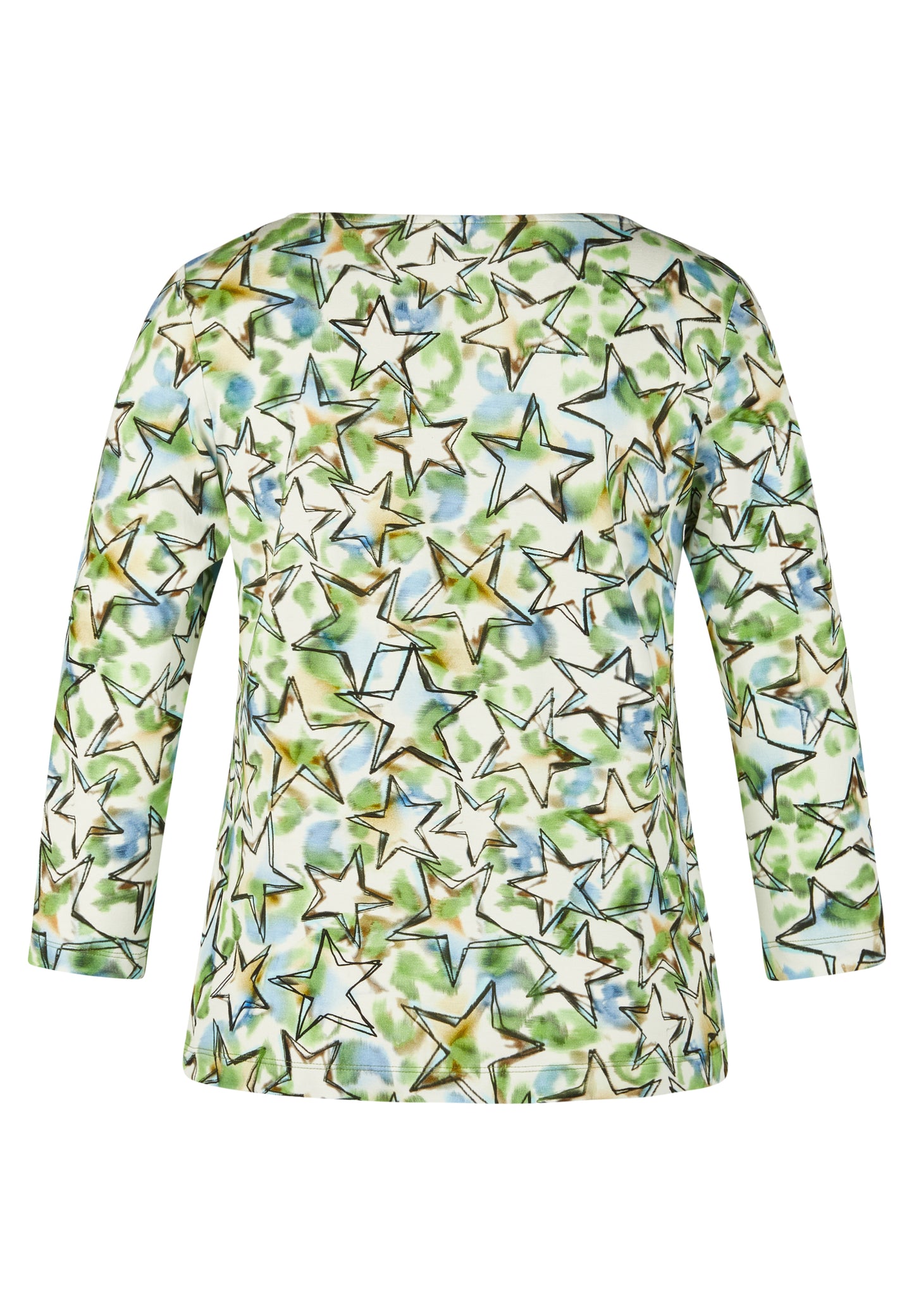 Rabe Green Star Print Top