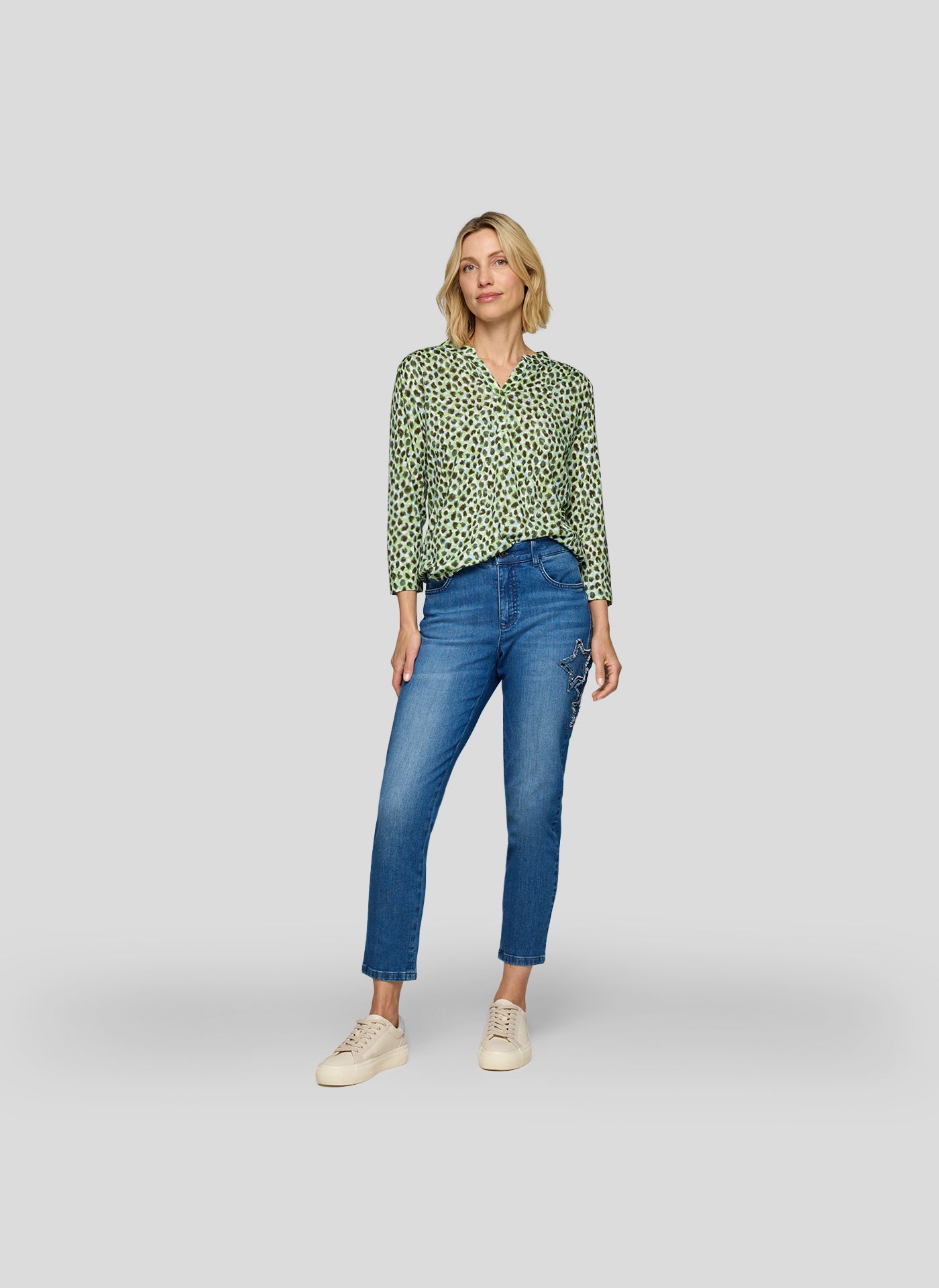 Rabe Animal Print Top
