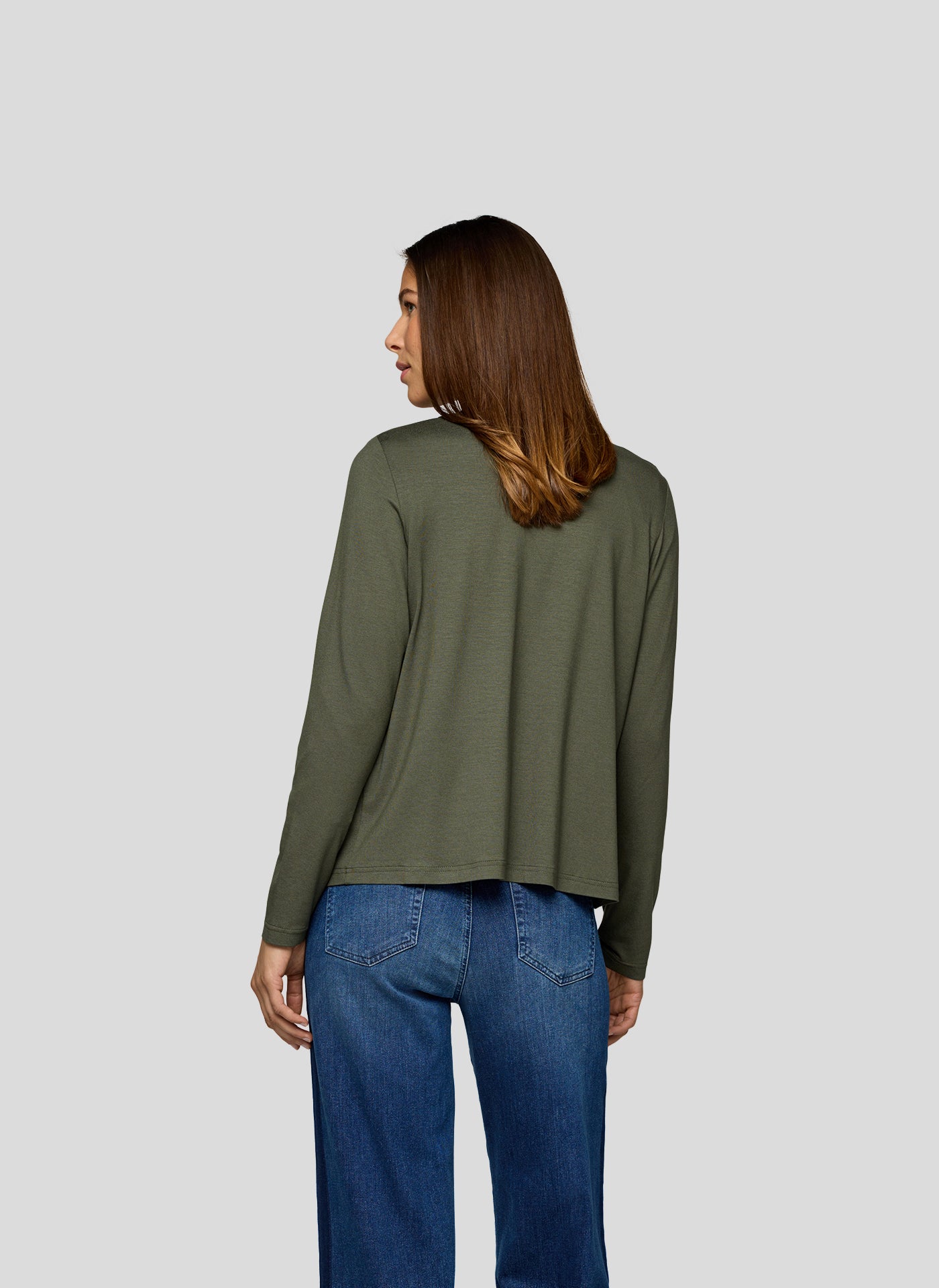 Rabe Khaki Edge to Edge Cardigan