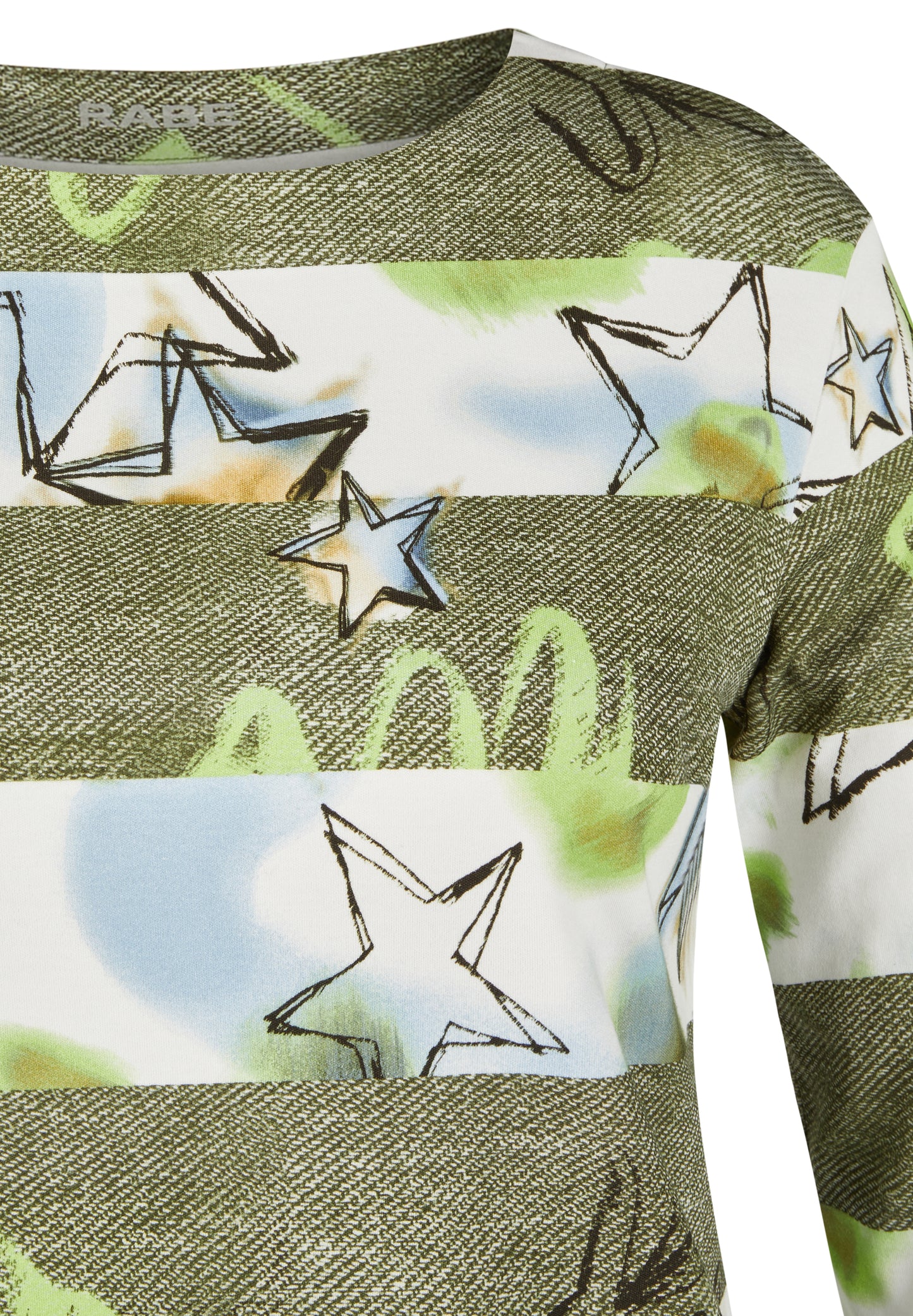 Rabe Green Stars & Stripes Top