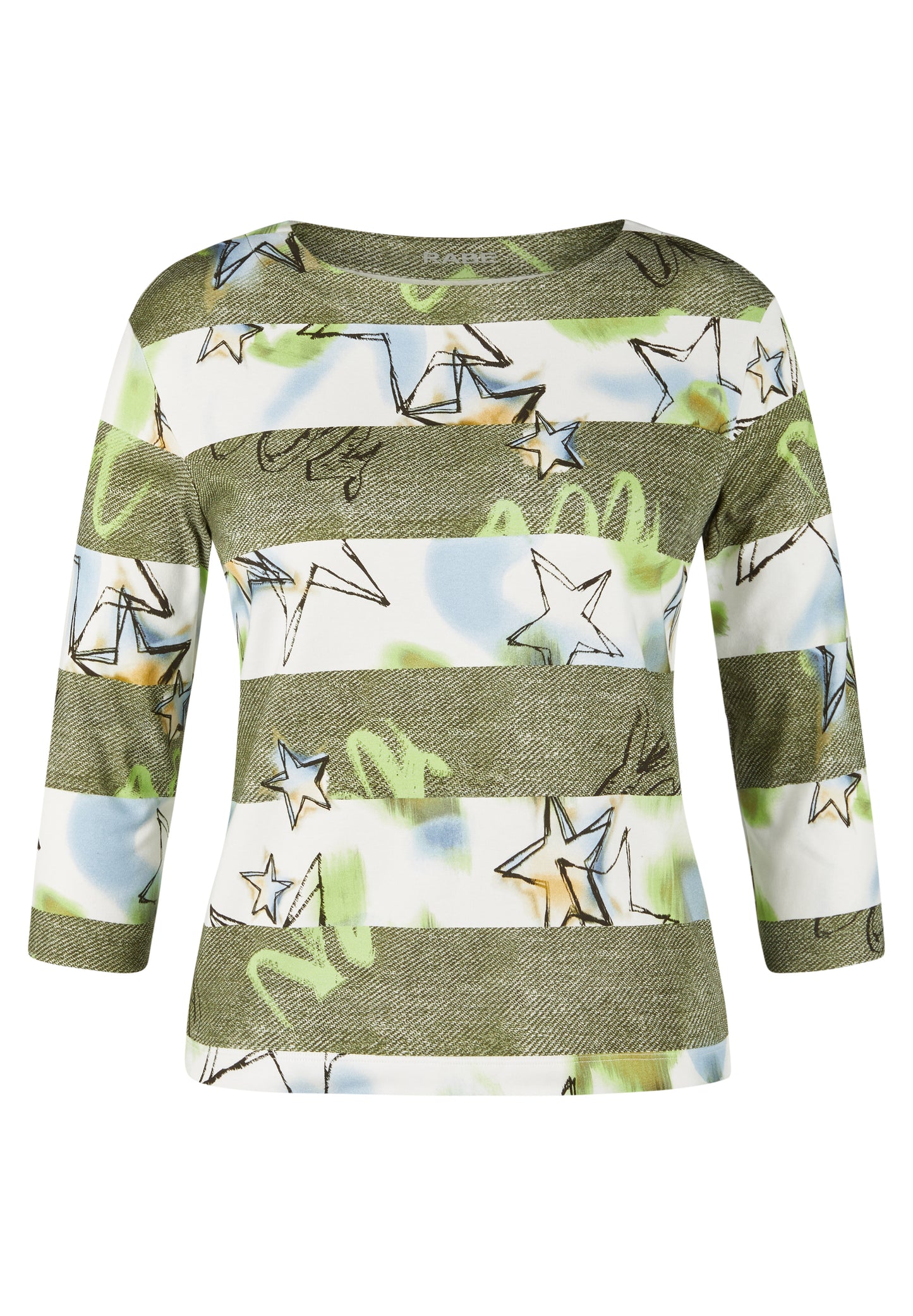 Rabe Green Stars & Stripes Top