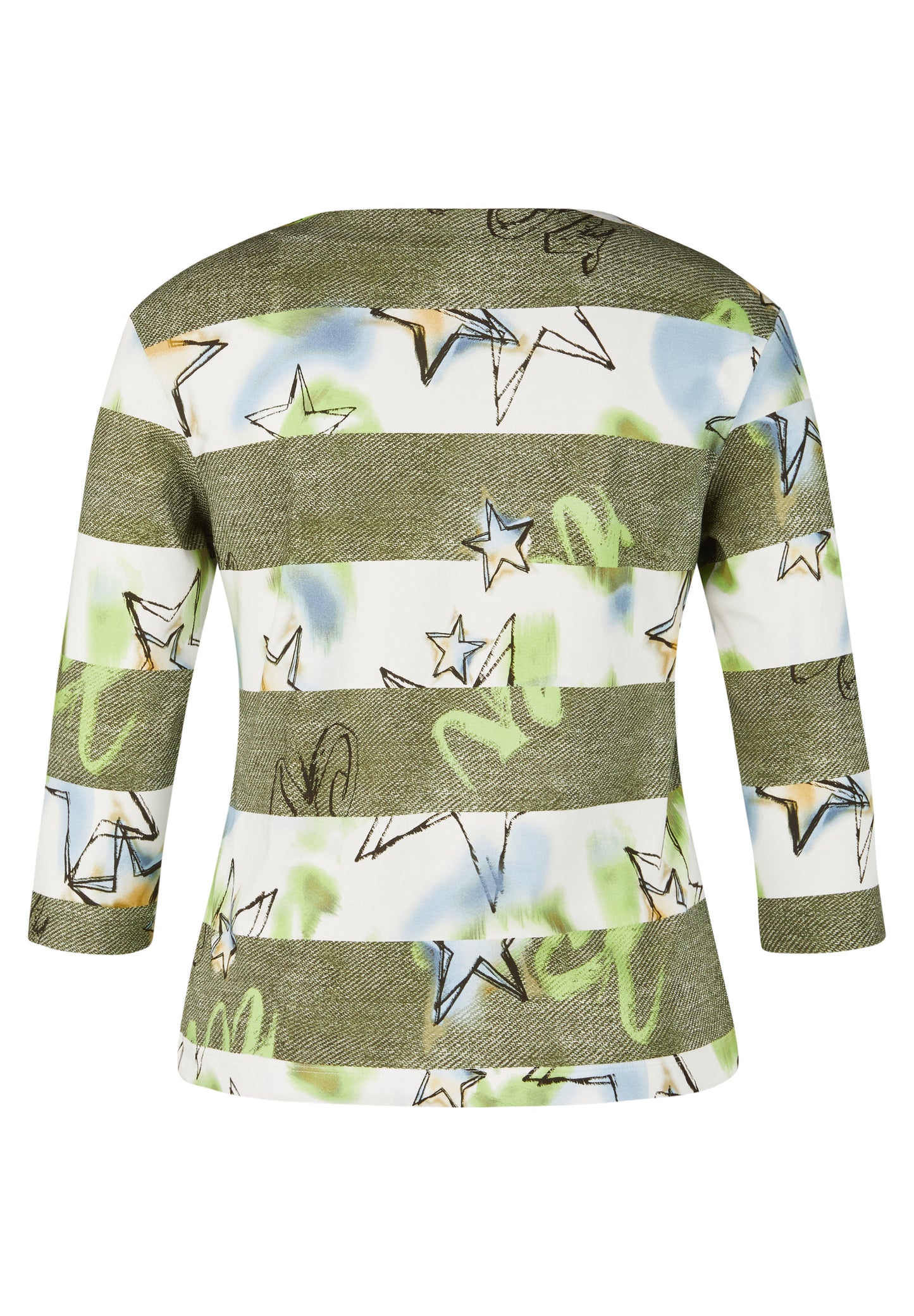 Rabe Green Stars & Stripes Top
