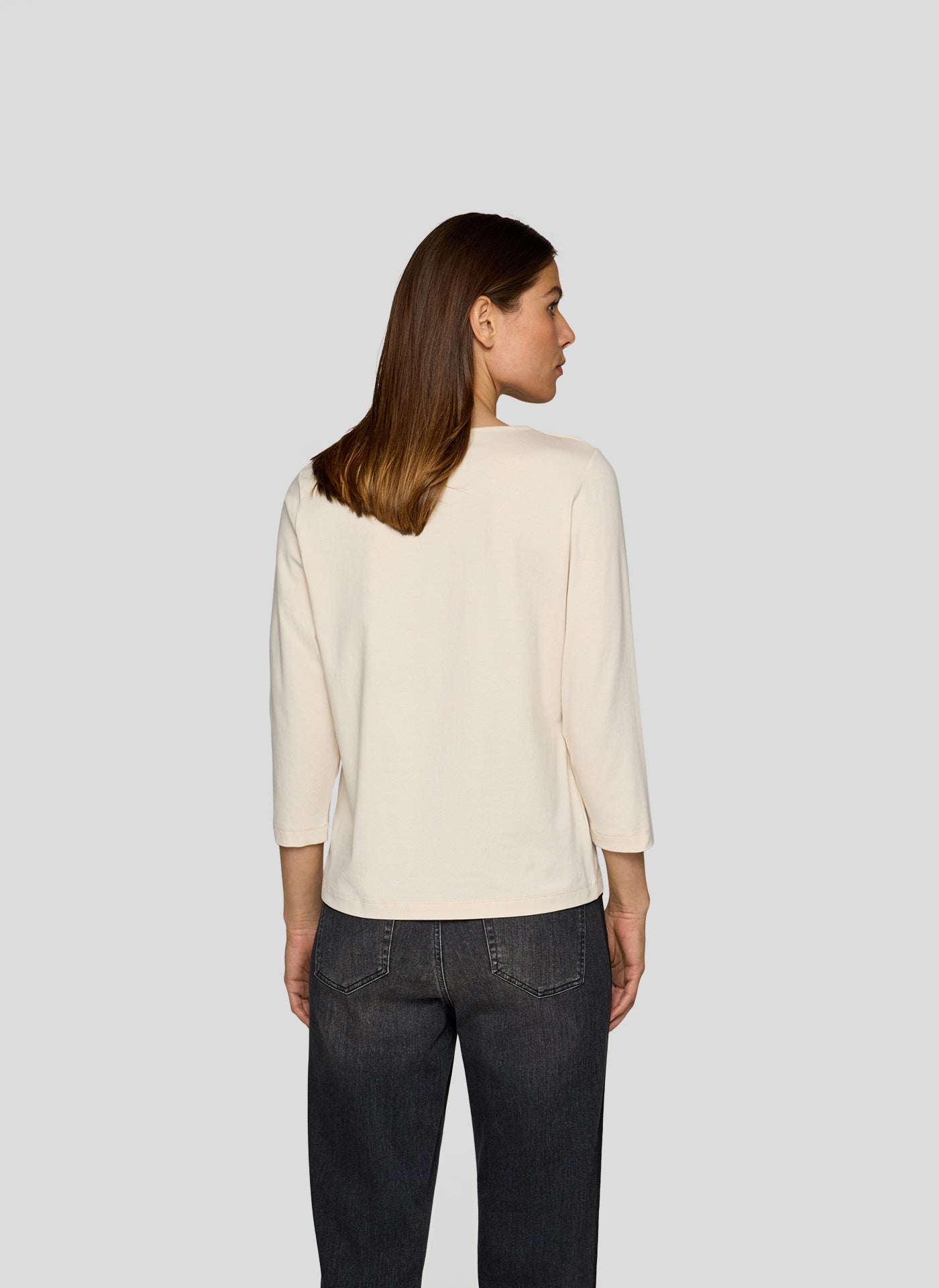 Rabe Cream Happy Print Top