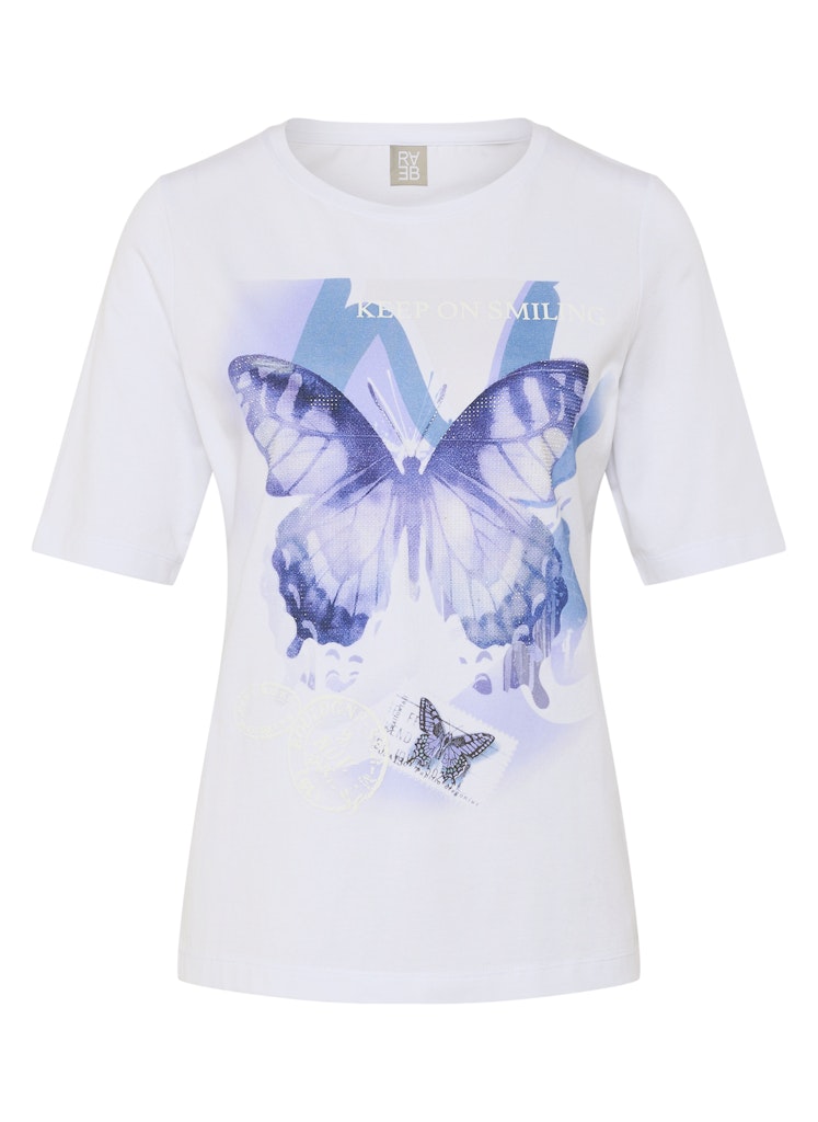 Rabe White Cotton Butterfly Top