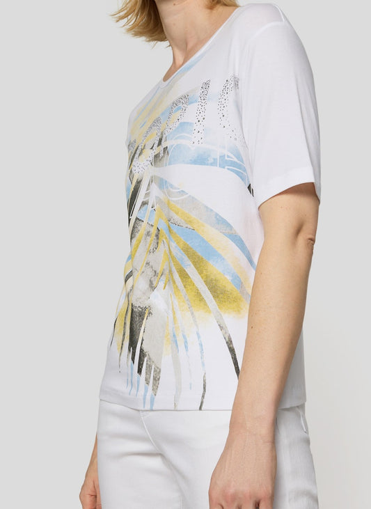 Rabe White Tropical T-shirt