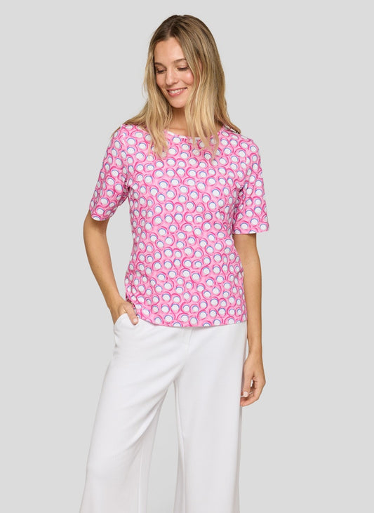 Rabe Crocus Abstract Print Top