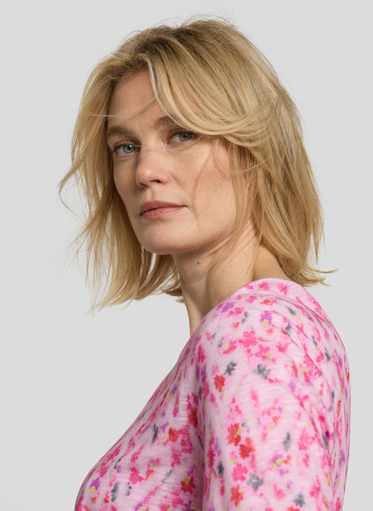 Rabe Pink Floral Top