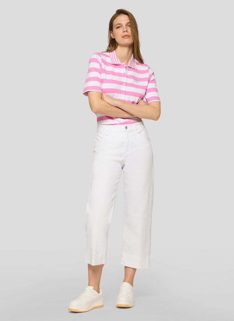 Rabe Striped Polo Top