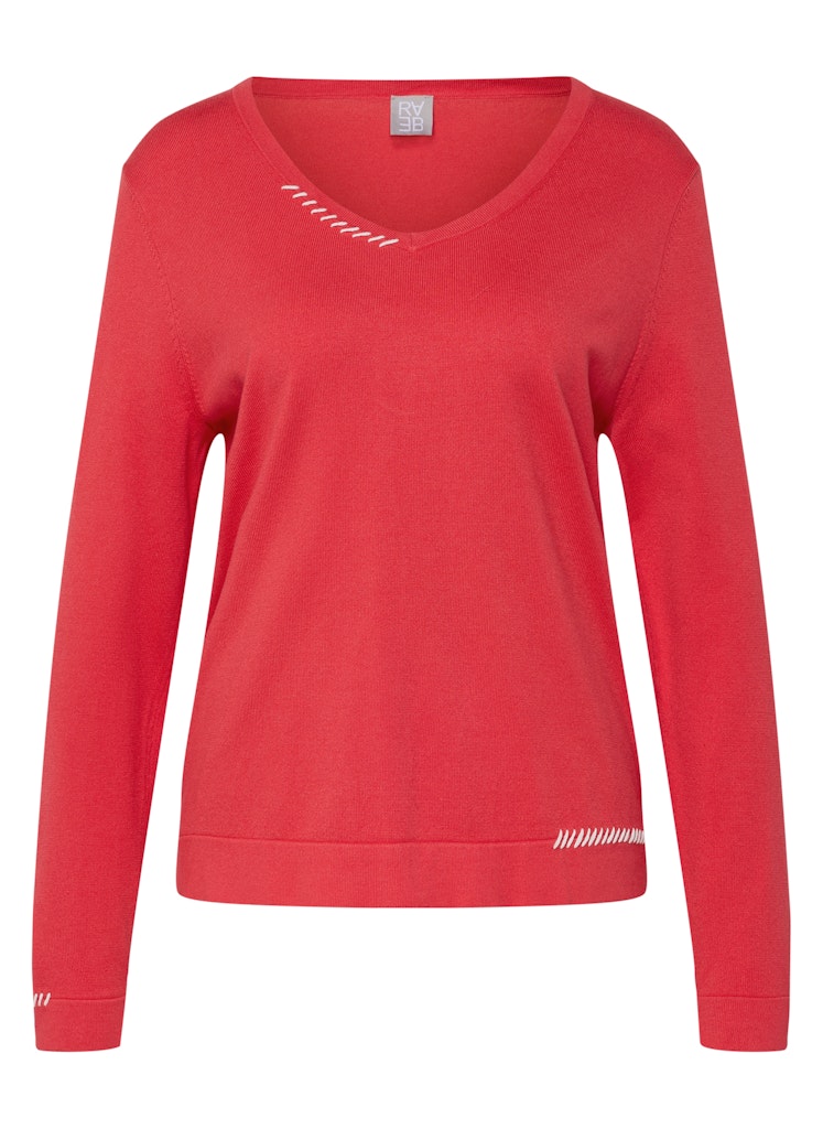 Rabe Coral Sweater with stitch detailing