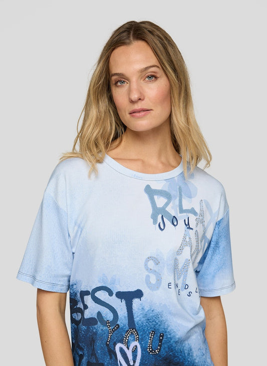 Rabe Cloud Blue Gradient Top