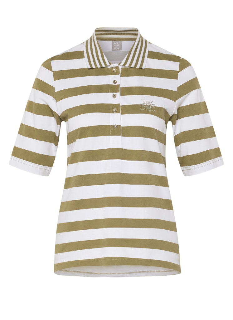Rabe Striped Polo Top