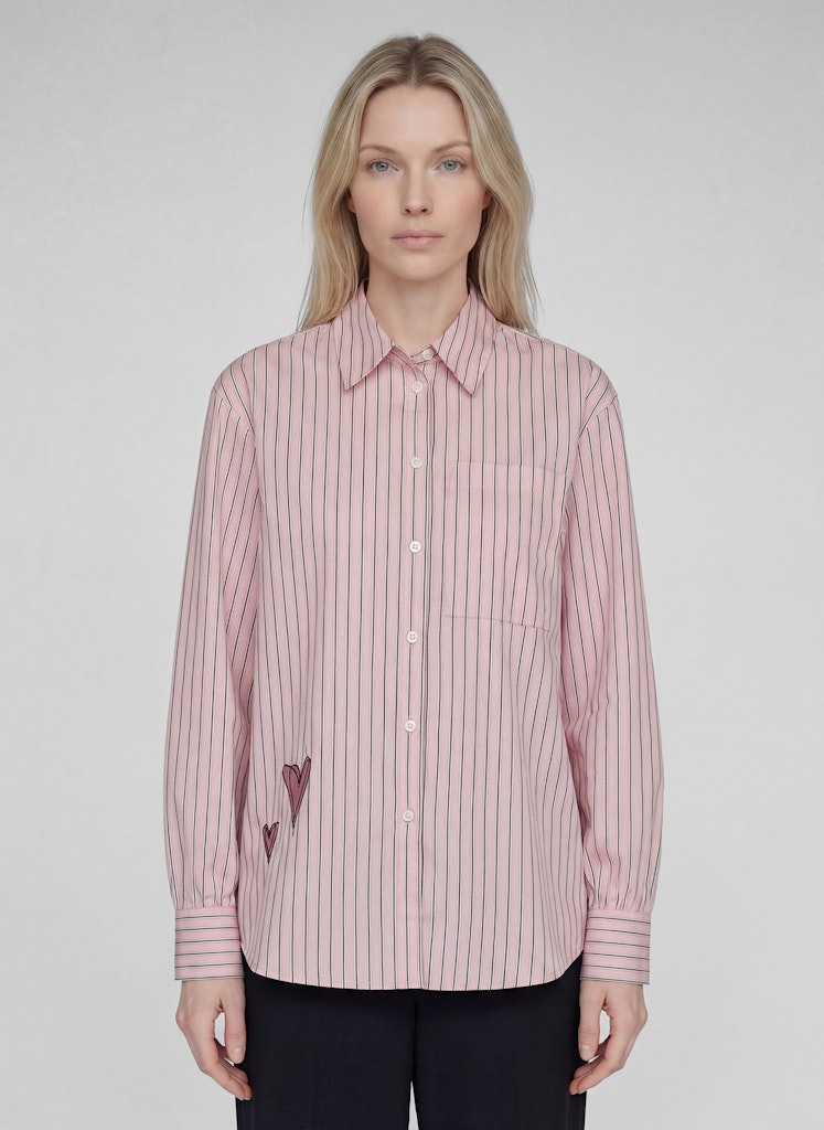 Rabe Pink Striped Blouse
