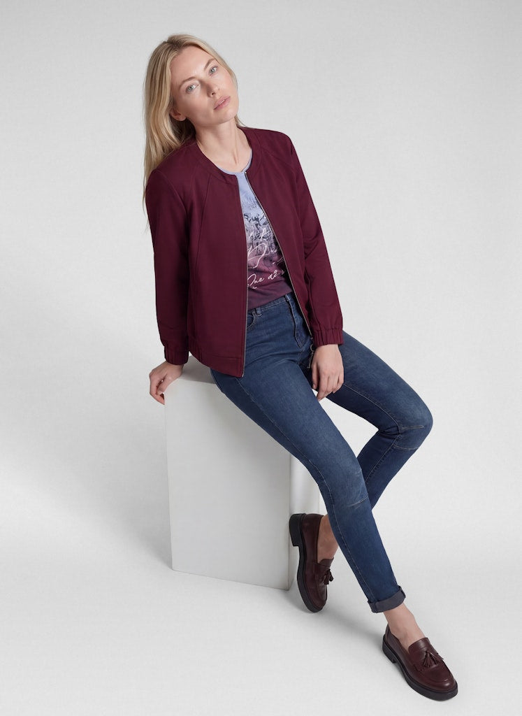 Rabe Burgundy Zipped Jacket