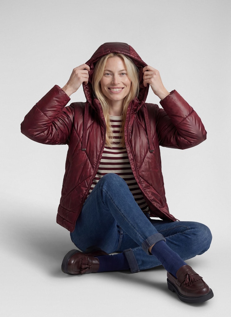 Rabe Burgundy Padded Jacket