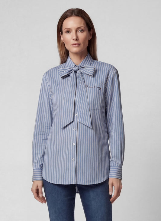 Rabe Pastel Blue Striped Blouse