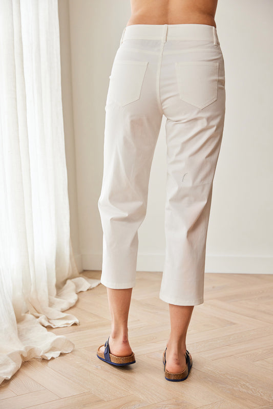 Peruzzi Ecru Cotton Chinos