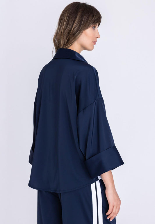 Tuzzi Satin Finish Blouse