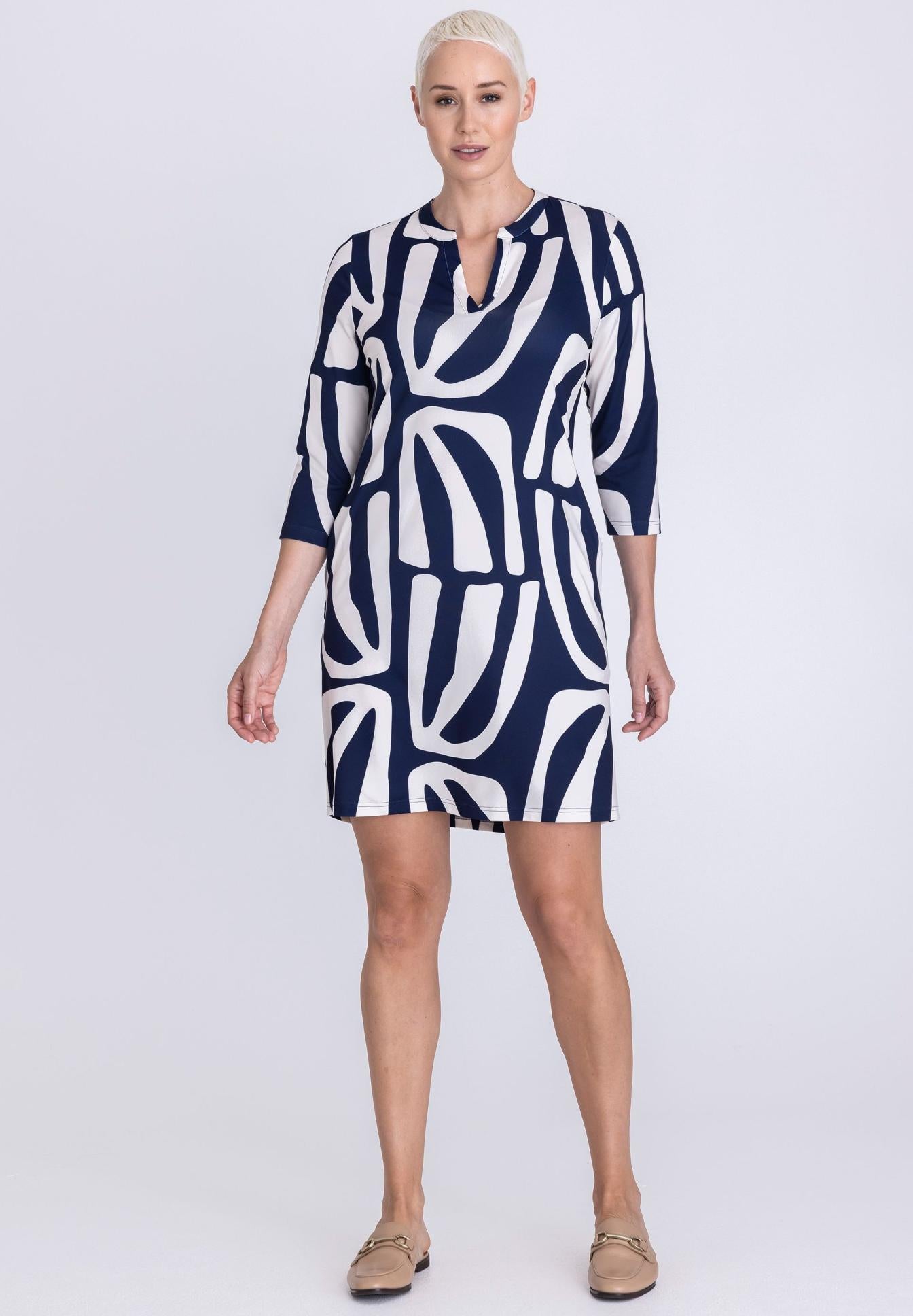 Tuzzi Graphic Print Dress