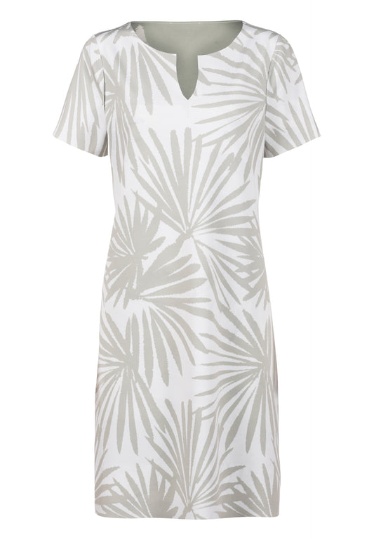 Tuzzi Reversible Leaf Print Dress