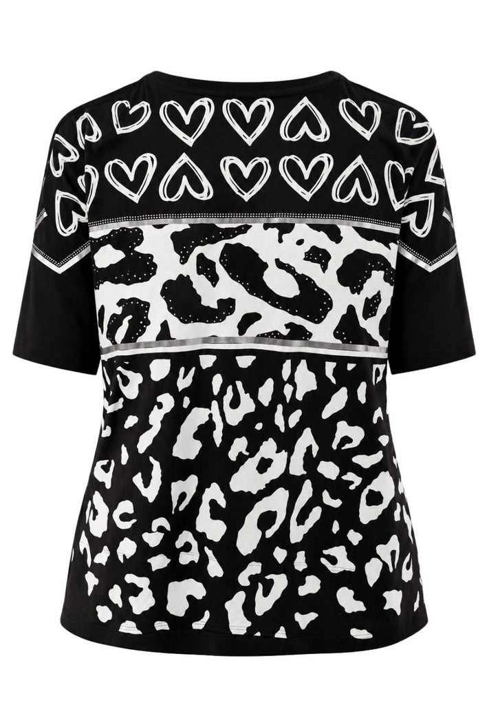 Tuzzi Mix Print T-Shirt