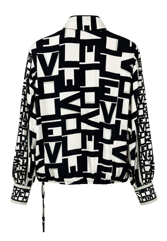 Tuzzi Graphic Print Blouse