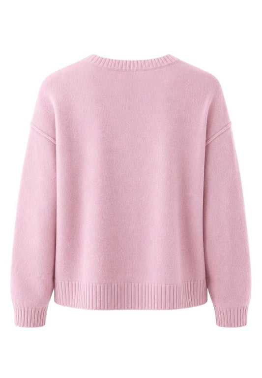 Tuzzi Soft Pink Crew Neck Knit