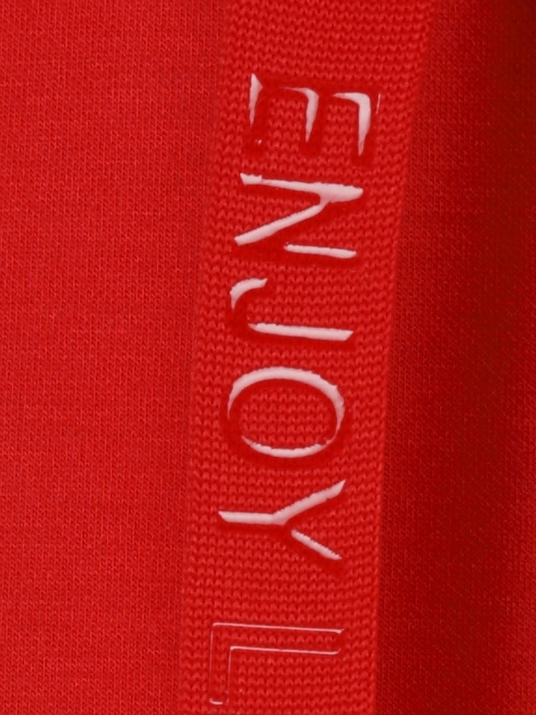 Red Casual Coat