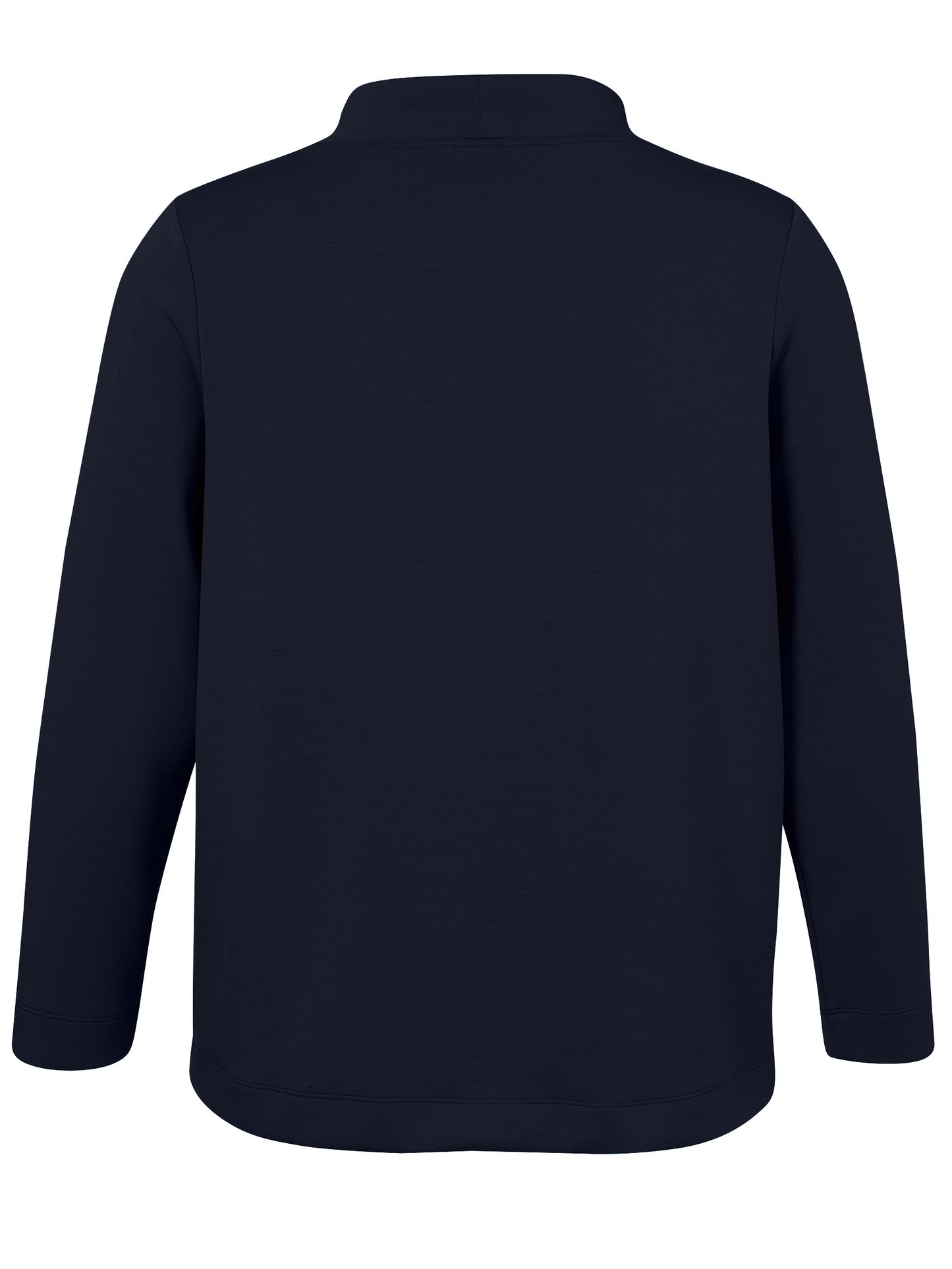 Navy Stand Collar Sweater