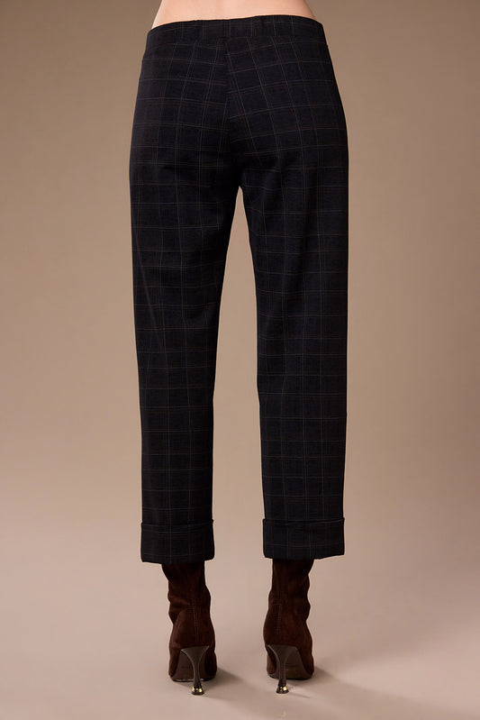 Peruzzi Shadow Stripe Check Trousers