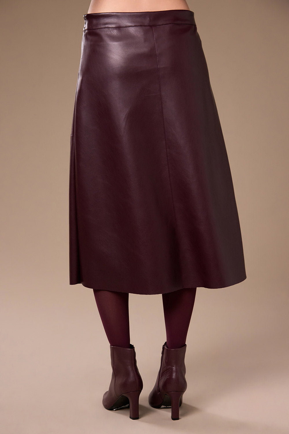 Peruzzi Faux Leather Skirt