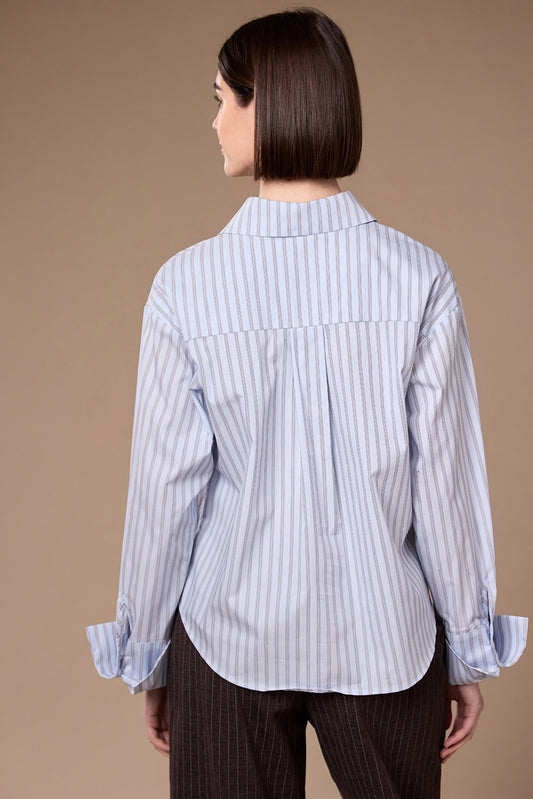 Peruzzi Blue Stripe Shirt