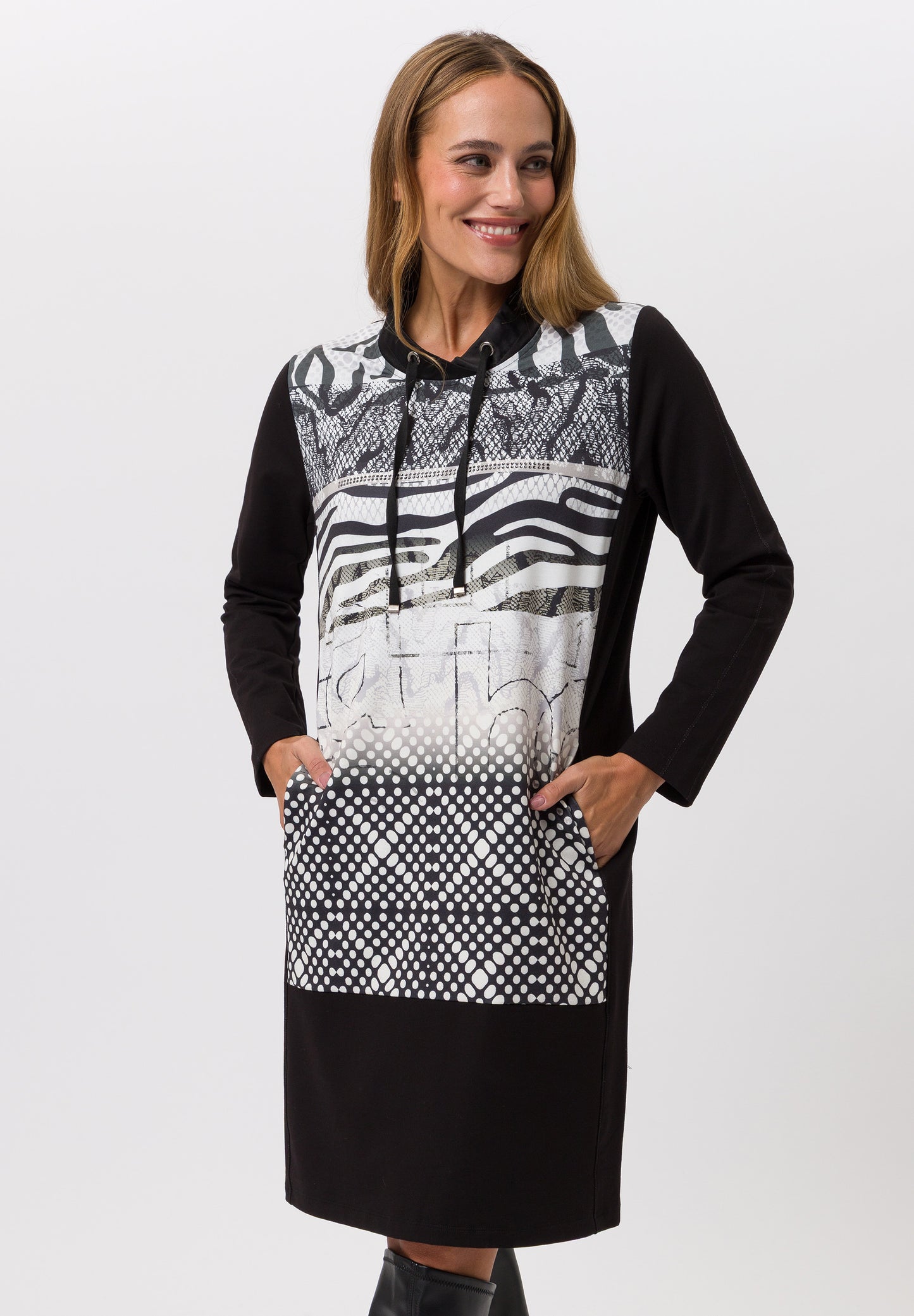 Jersey Print Dress