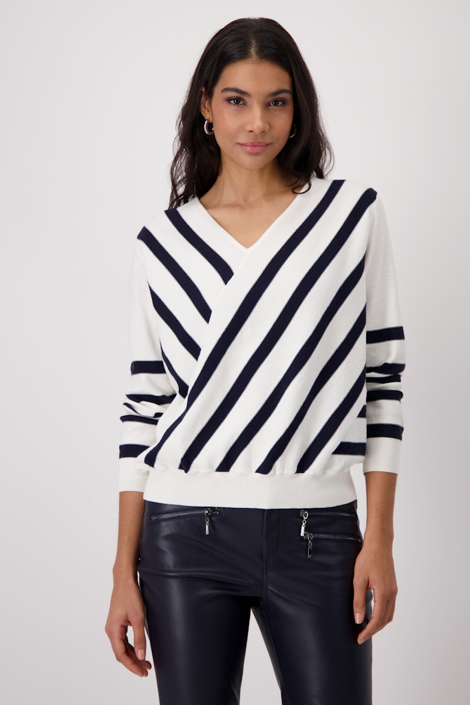 Monari White Pullover